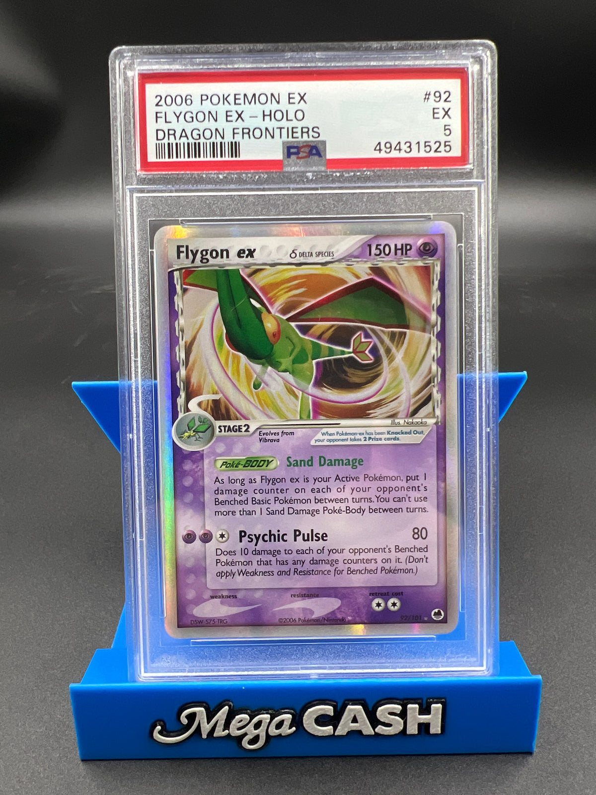 PSA 5 FLYGON EX HOLO 92/101
