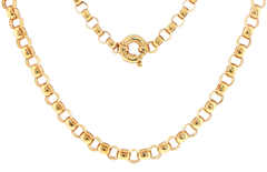 9ct Yellow Gold Rolo Chain Necklace
