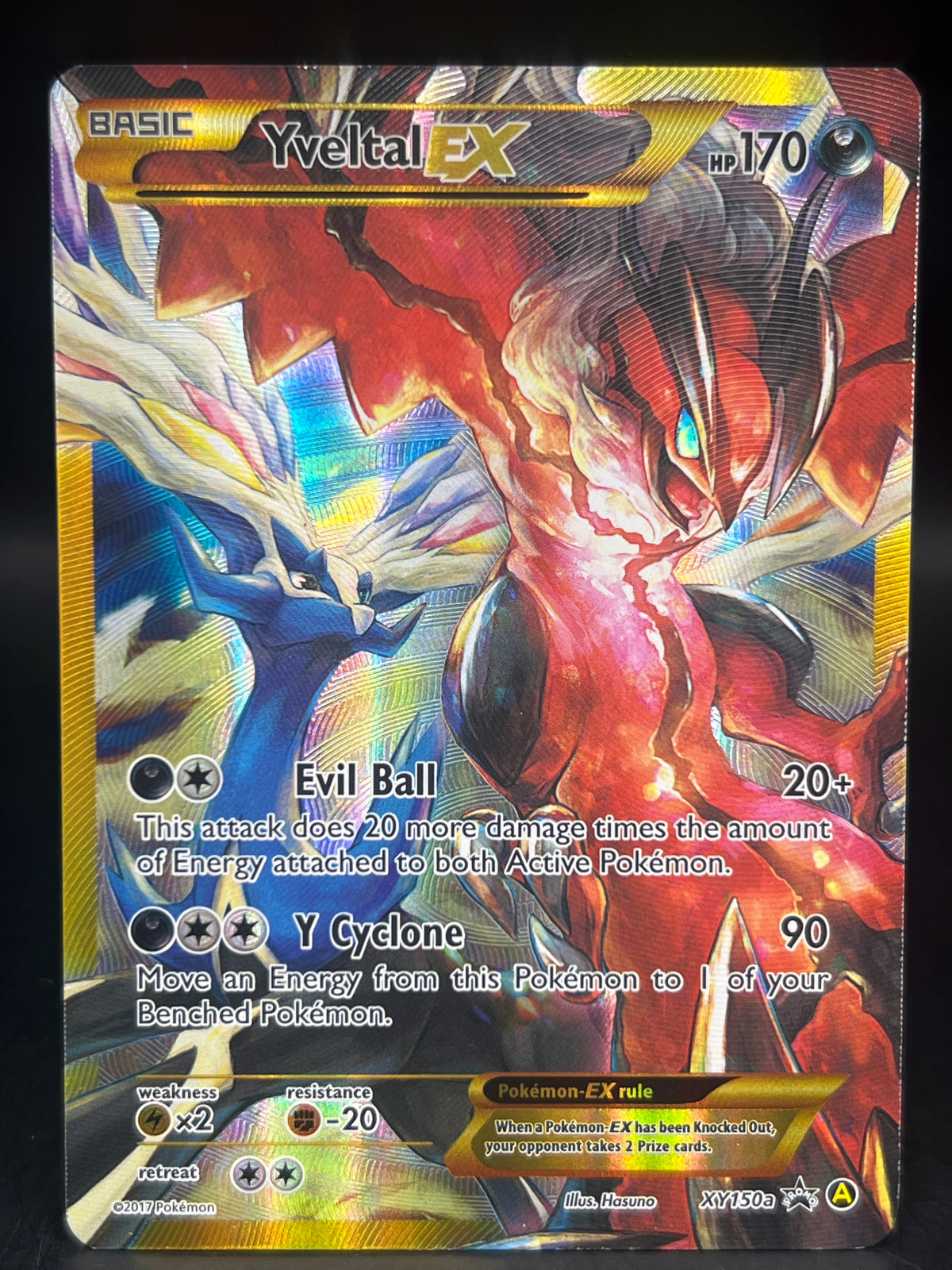 Yveltal EX XY150A Black Star Promo