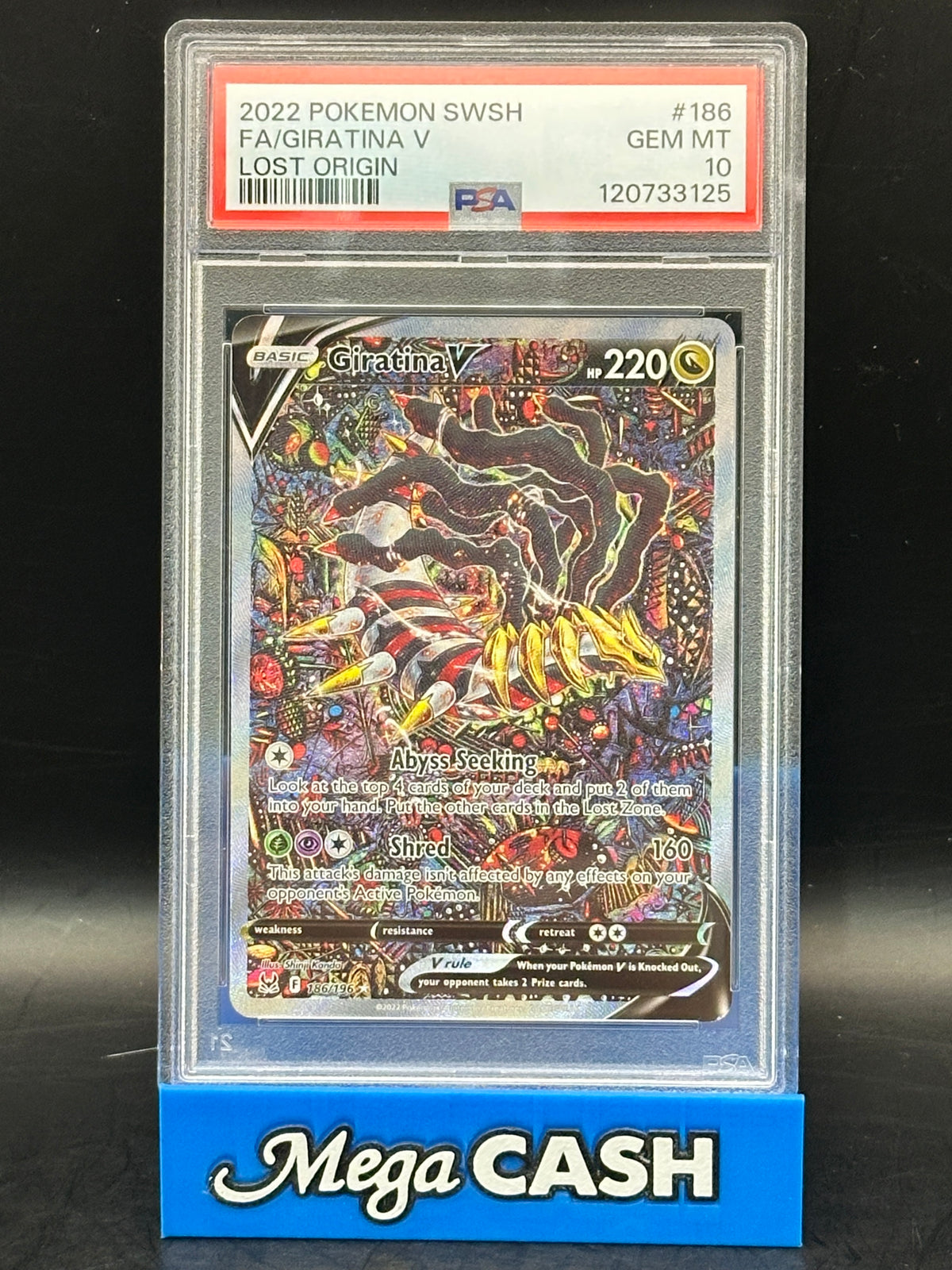 Giratina V - Lost Origins - 186/196 PSA 10