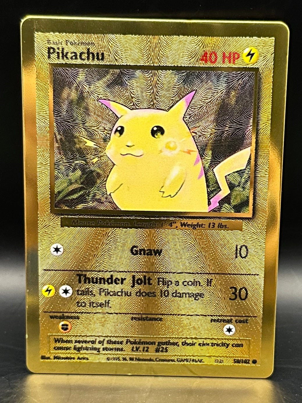 Gold Metal Pikachu - Celebrations UPC Exclusive