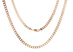 9ct Yellow Gold Cuban Chain Necklace