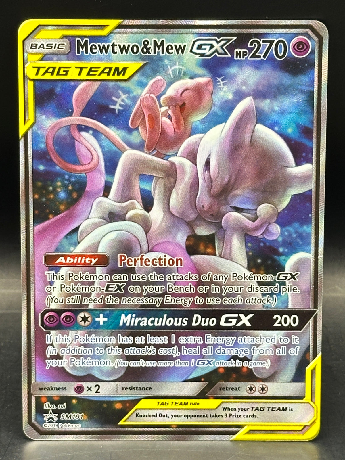 Pokemon - Mewtwo & Mew GX - Black Star Promo - SM191