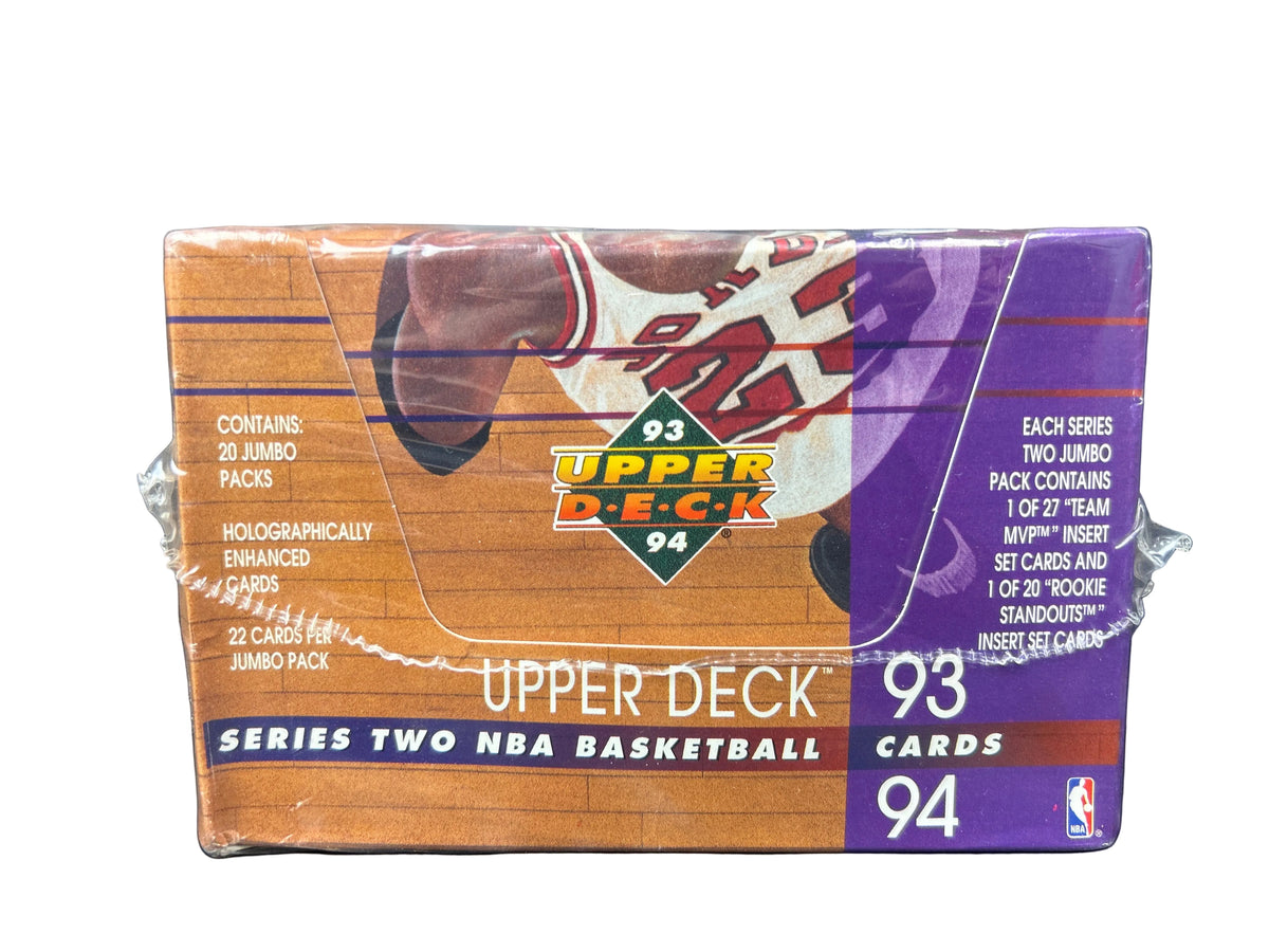 1993-94 Upper Deck Series 2 NBA Basketball Jumbo Box