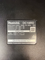 Makita Dual Battery Charger DC18RD
