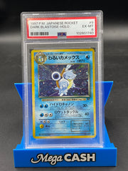 PSA 6 Japanese Dark Blastoise Holo #009 Japanese Rocket