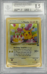 Pokemon BGS 8.5 Birthday Pikachu 24 Black Star Promos Pokemon League