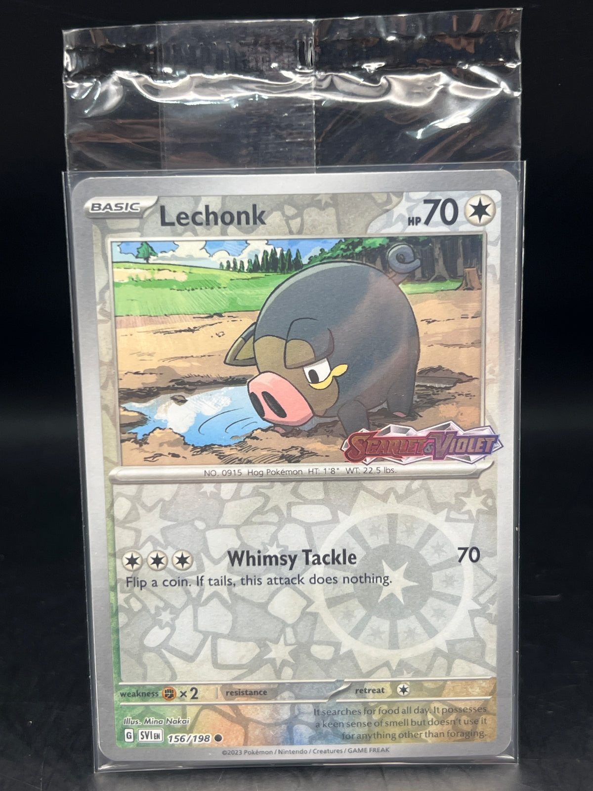 Lechonk 156/198 Scarlet & Violet Base Sealed Promo
