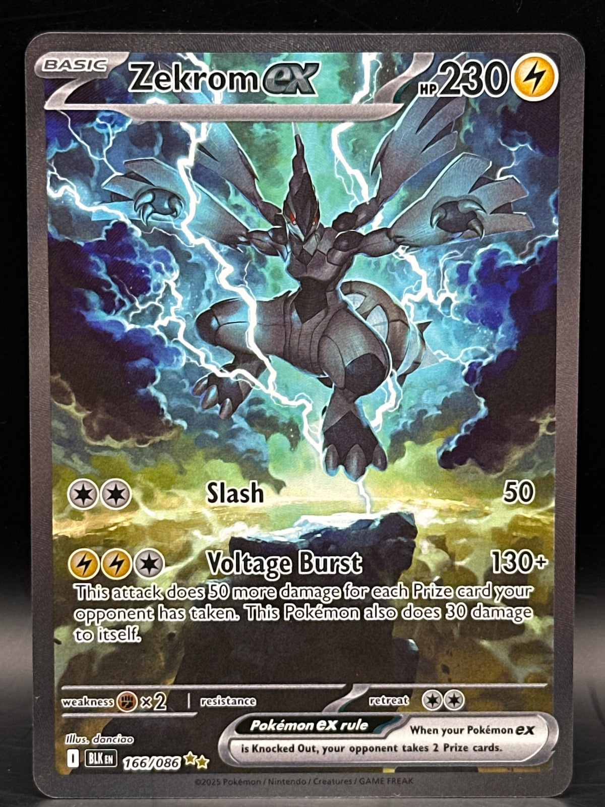 Zekrom EX 166/086 Black Bolt