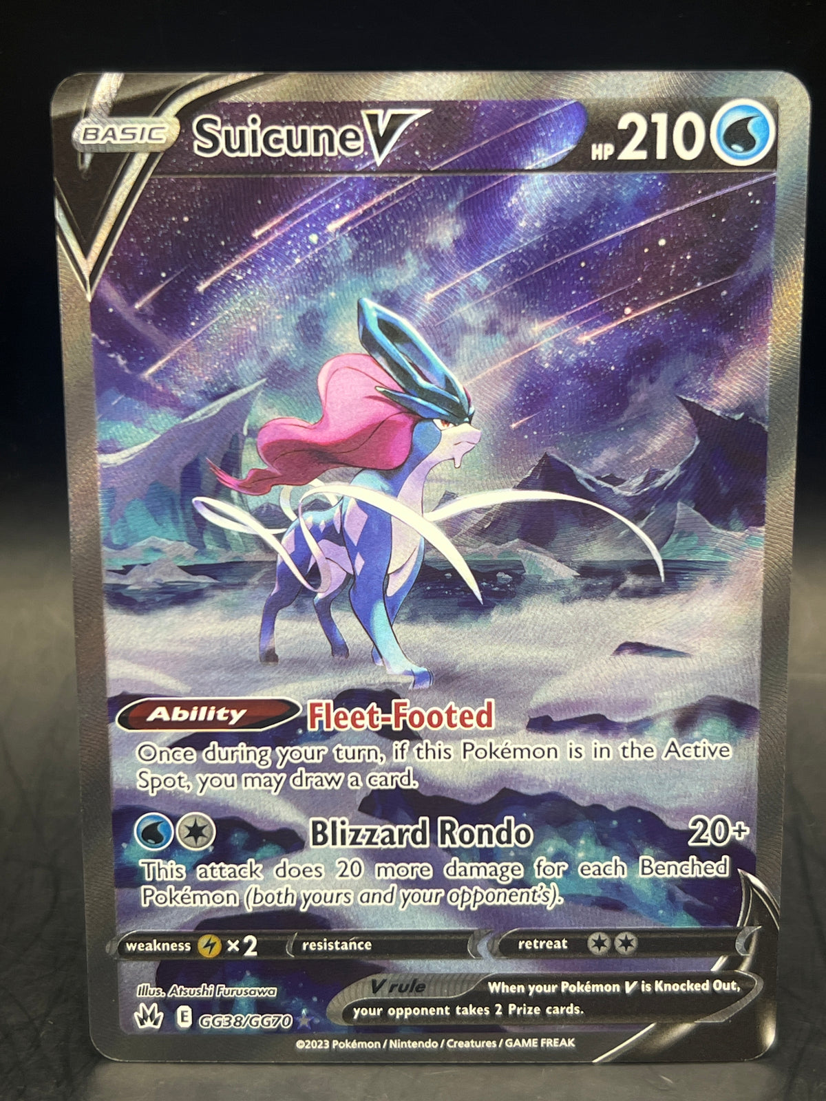 Suicune V GG38/GG70 Crown Zenith