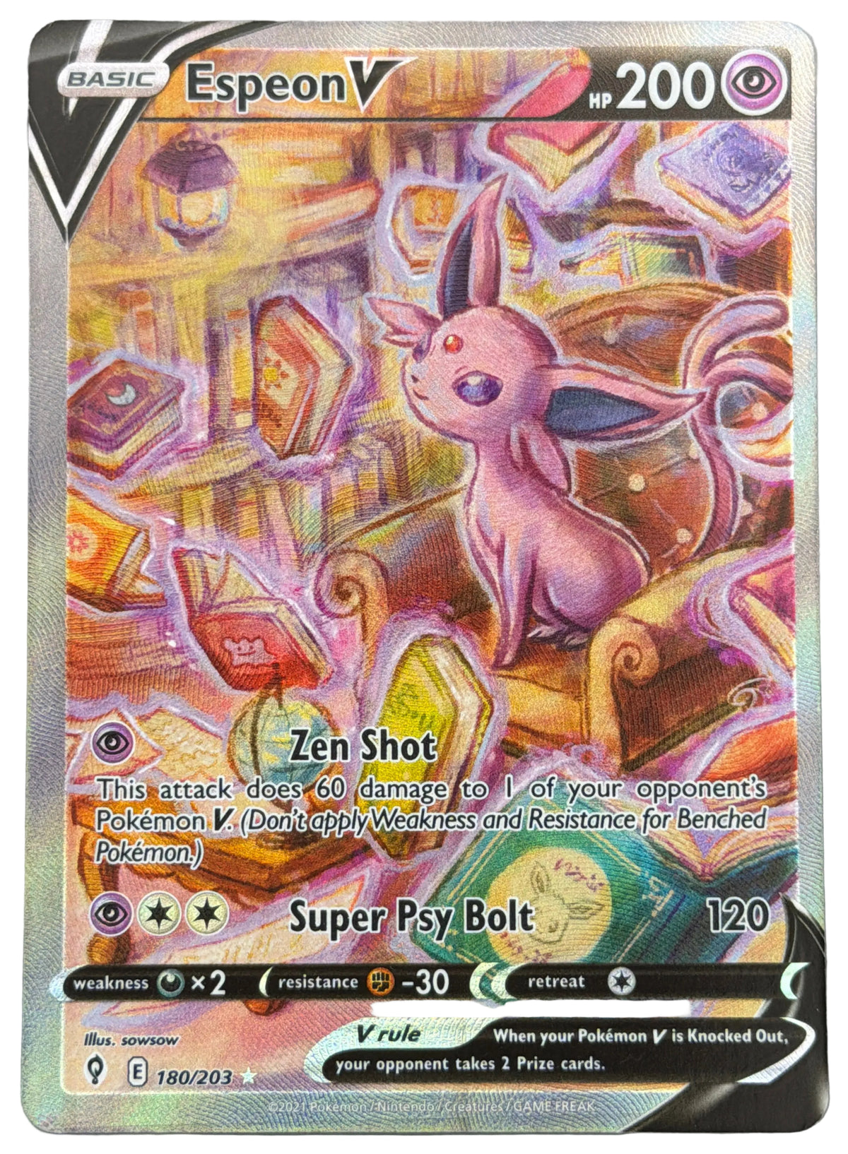 Pokemon- Espeon V 180/203