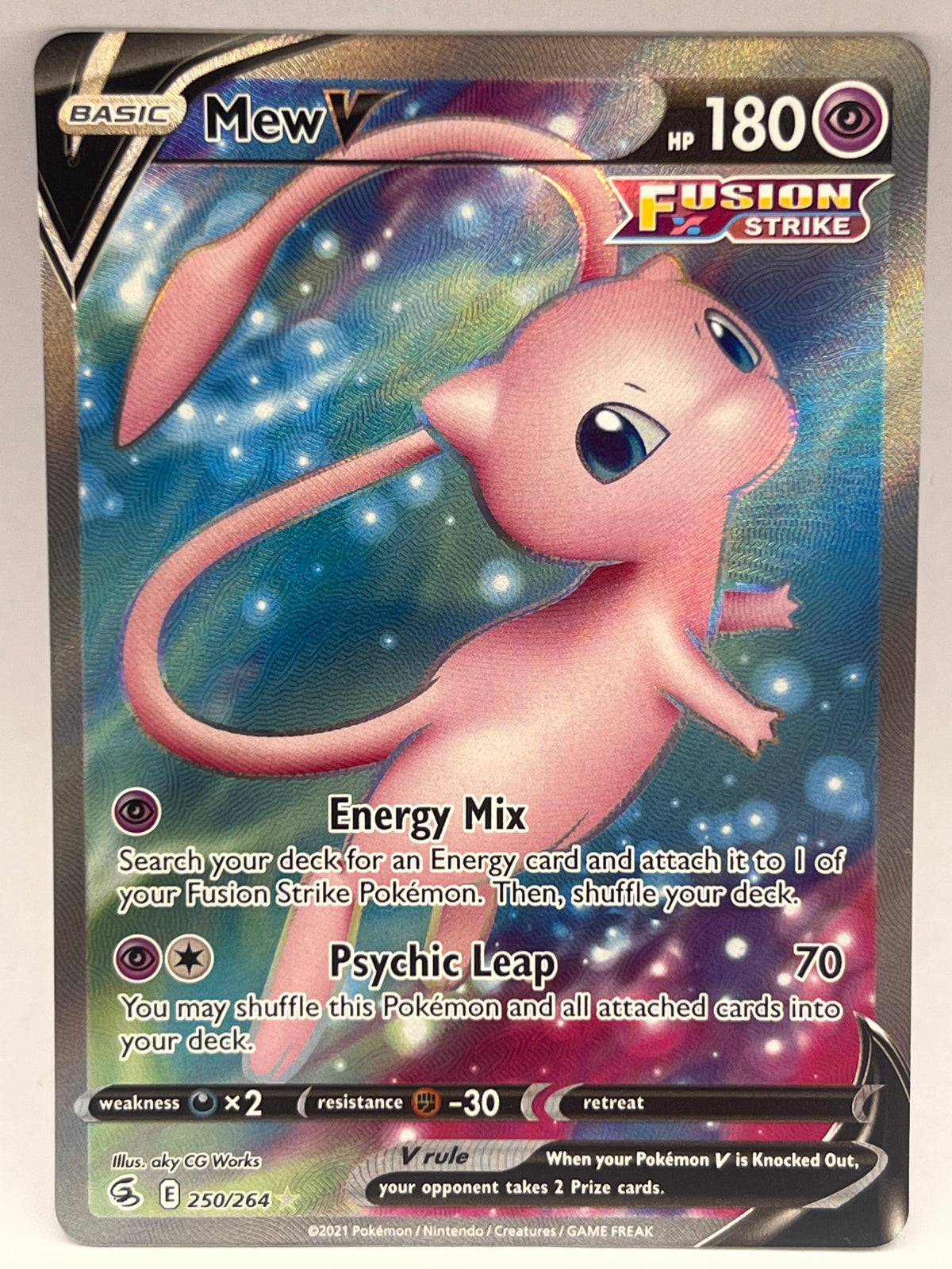 Pokémon - Mew V 250/264 Fusion Strike