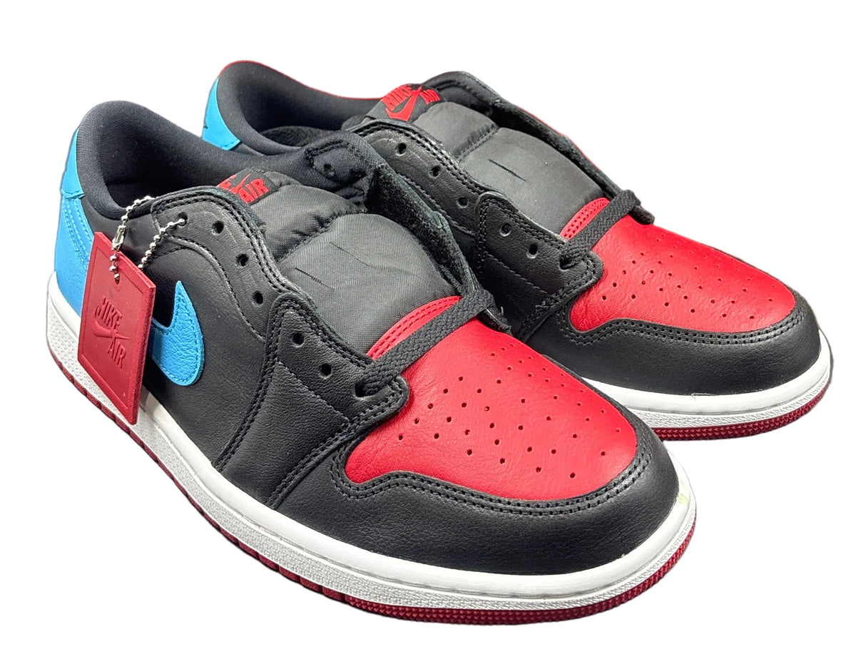 NIKE - WMNS Air Jordan 1 Retro Low OG - With Black and Red Laces - Size 9.5 US Men’s