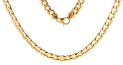 9ct Yellow Gold Classic Cuban Link Chain Necklace