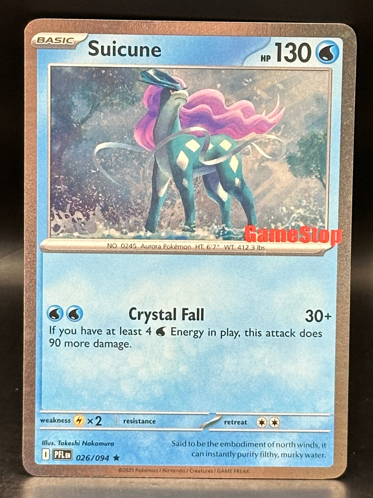 Suicune - GameStop Promo