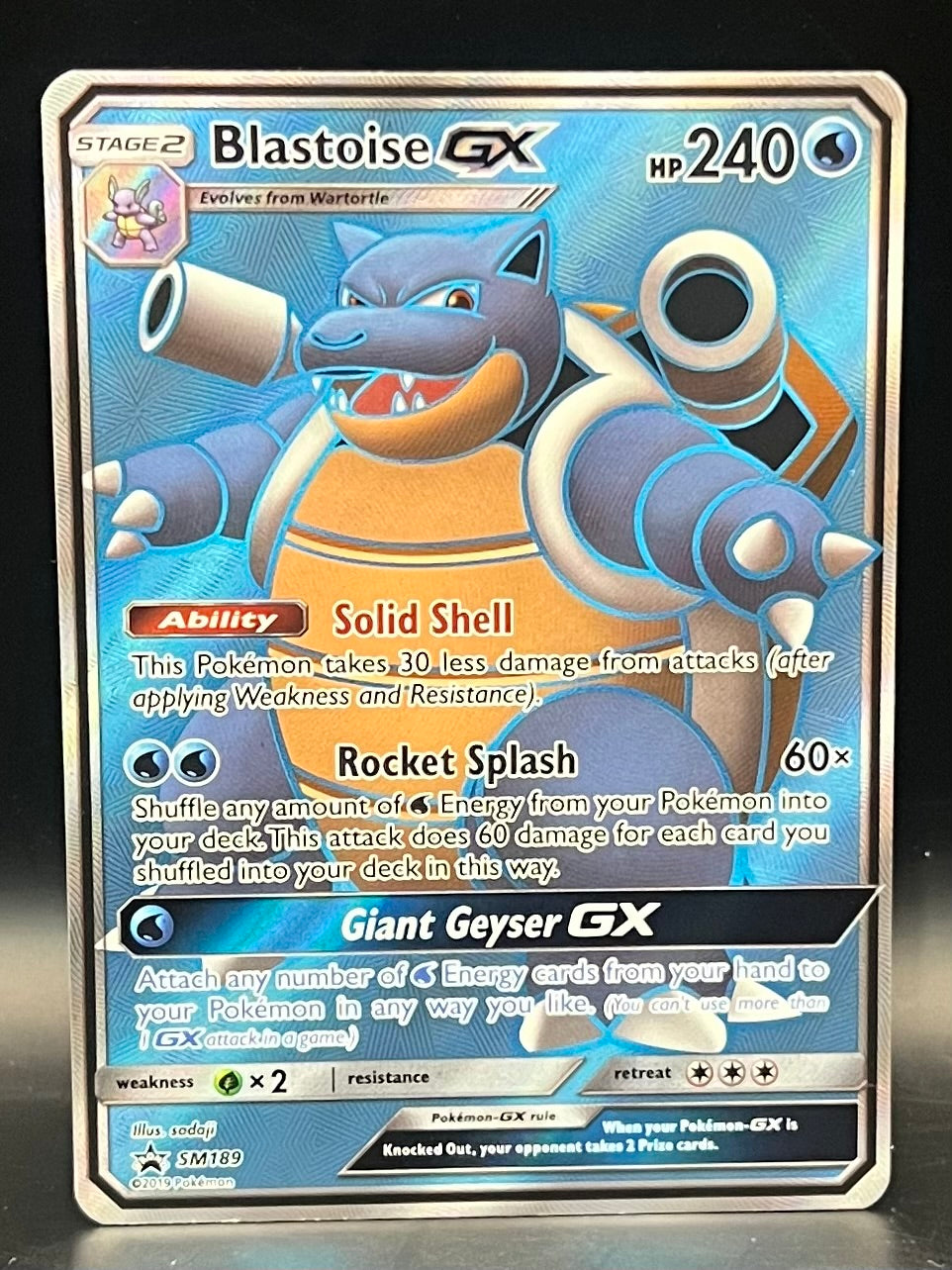 Blastoise GX - Black Star Promo - SM189
