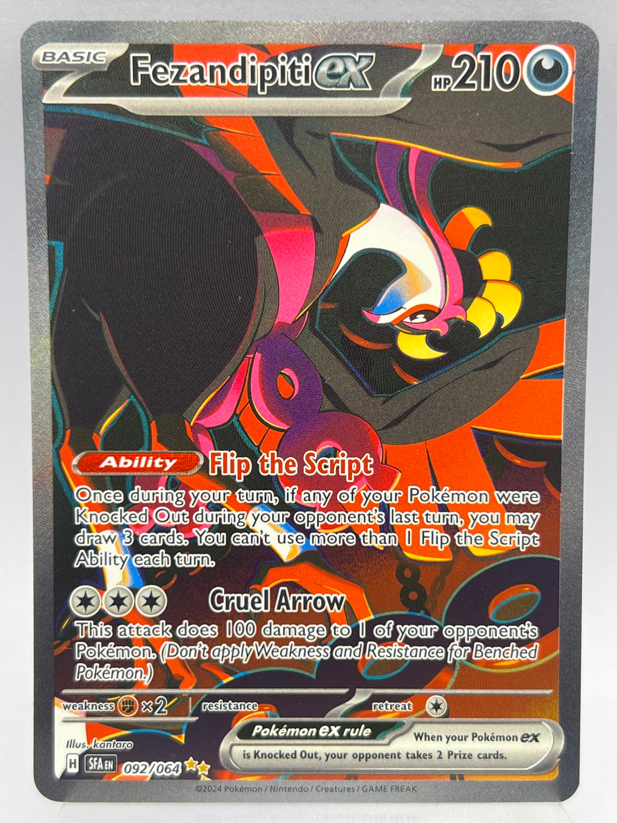 Pokémon - Fezandipiti Ex 092/064 Shourded Fable