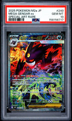 Pokemon PSA 10 Mega Gengar ex 240/193 Special Art Rare Japanese