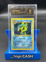 TCG 5 Gyarados 6/102 Holo Shadowless Bast Set