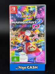 Nintendo Switch Game Mario Kart Deluxe 8 Cartridge and Case