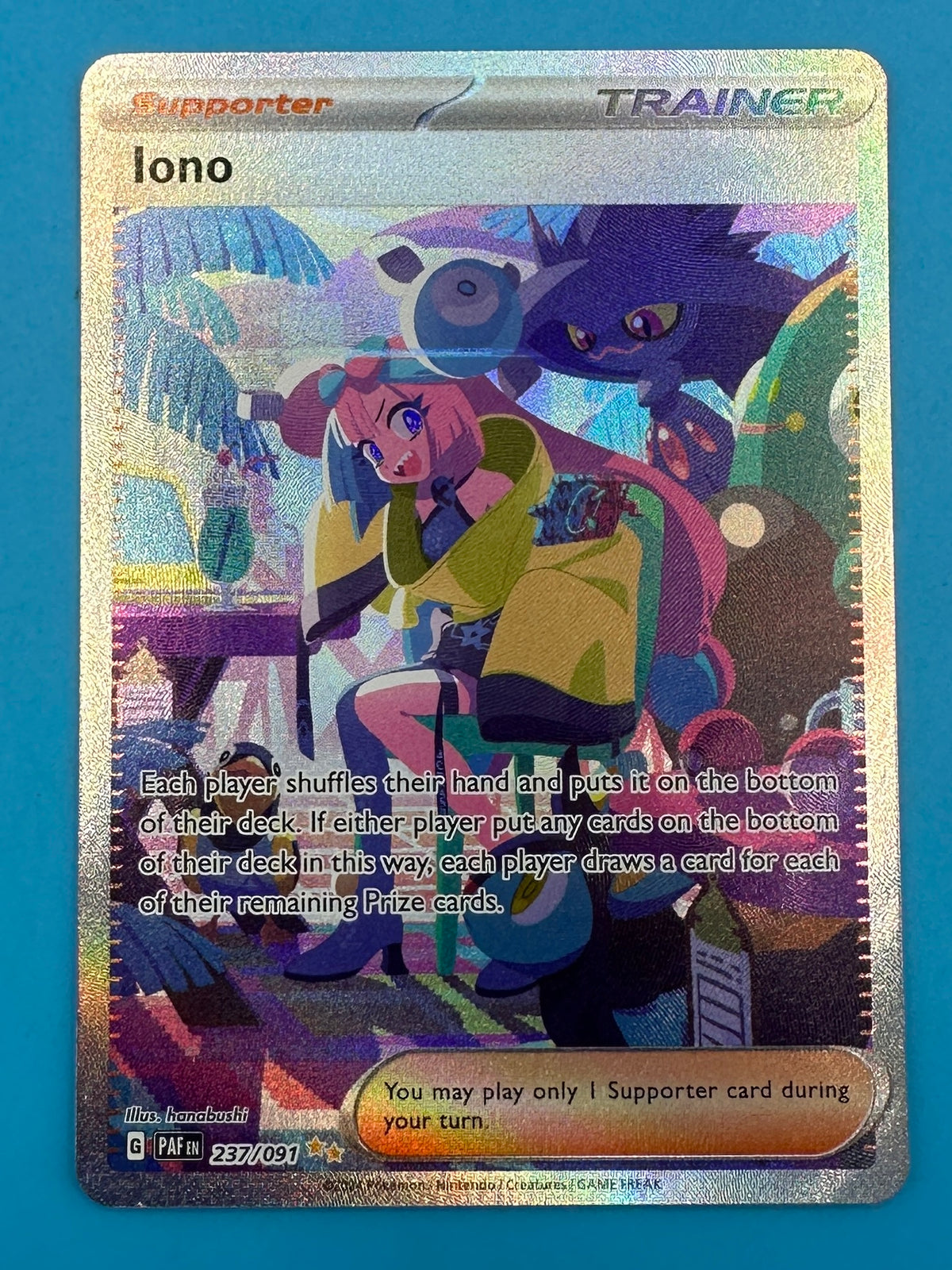 Iono Special Illustration Rare - Paldean Fates