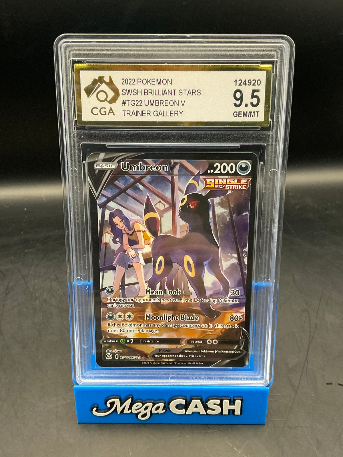 CGA 9.5 UMBREON V TG22/TG30
