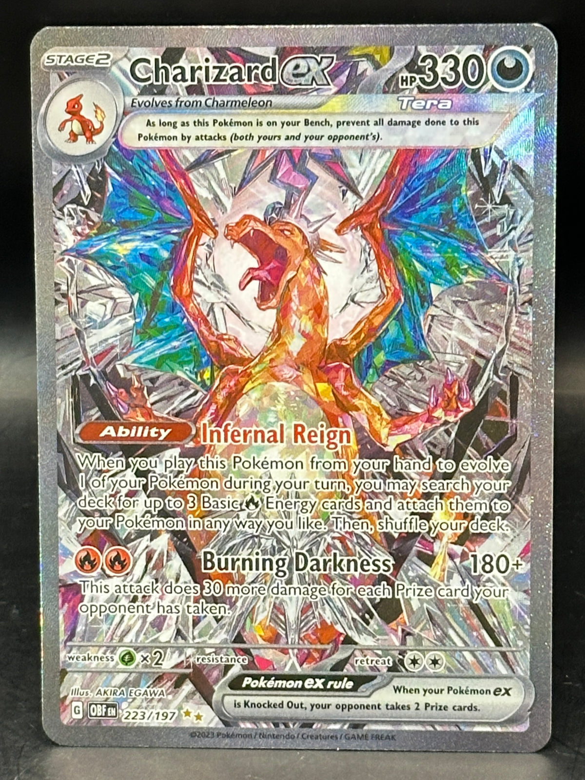 Charizard Ex 223/197 Obsidian Flames