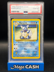 PSA 10 Wartortle 42/102 Base Set