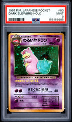 Pokemon PSA 9 Dark Slowbro 080 Holo Team Rocket Japanese