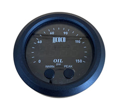 JJCOCO - 12V/24V 0-150 PSI 52mm Oil Pressure Gauge