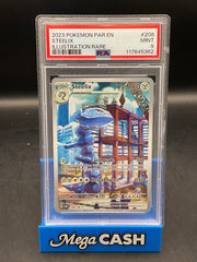 PSA 9 STEELIX AR 208/182 PARADOX RIFT
