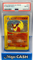 Pokémon - PSA 8 Flareon Holo H7H32 Skyridge