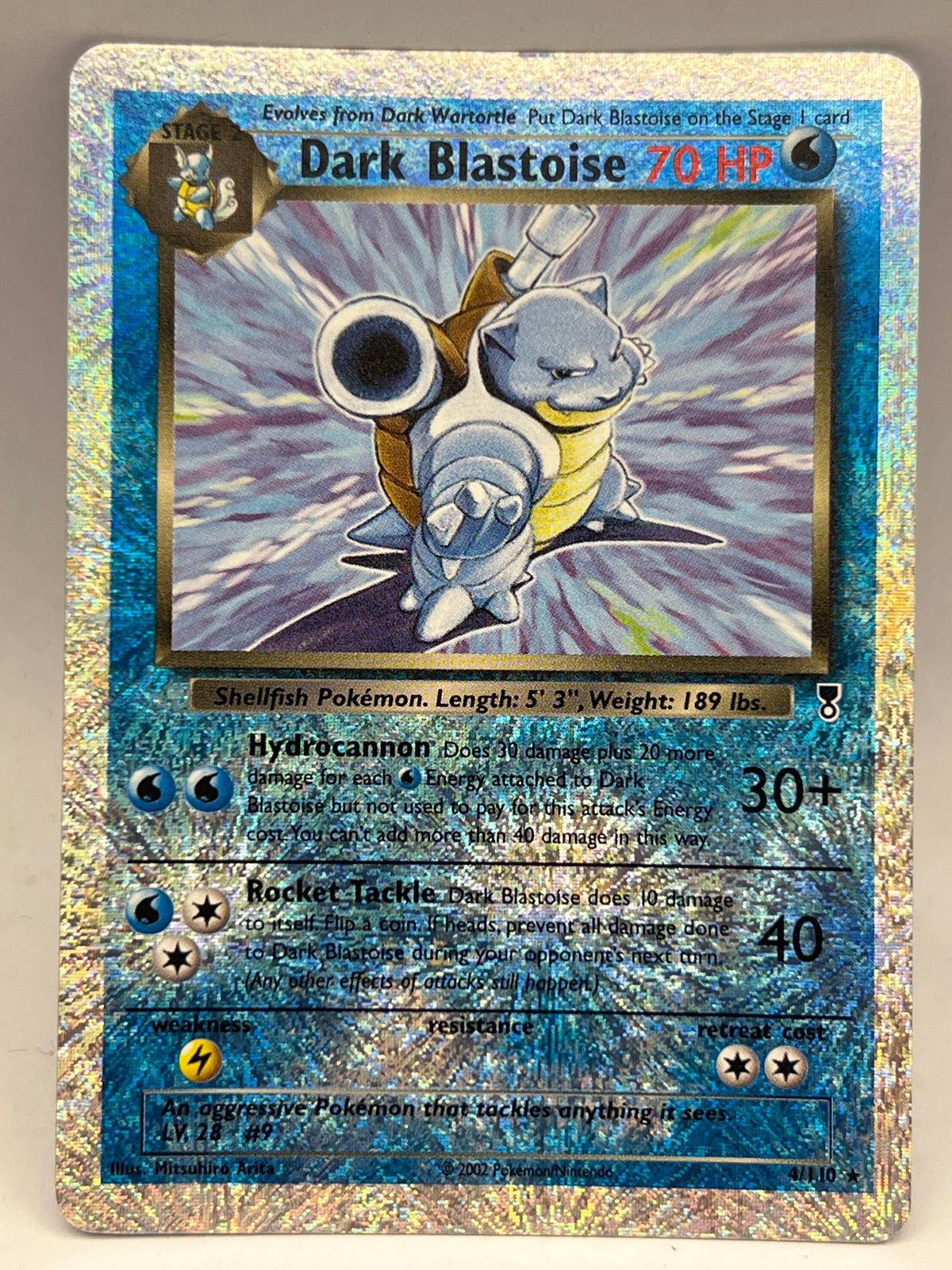 Pokémon - Dark Blastoise 4/110 Rev Holo Legendary Collection