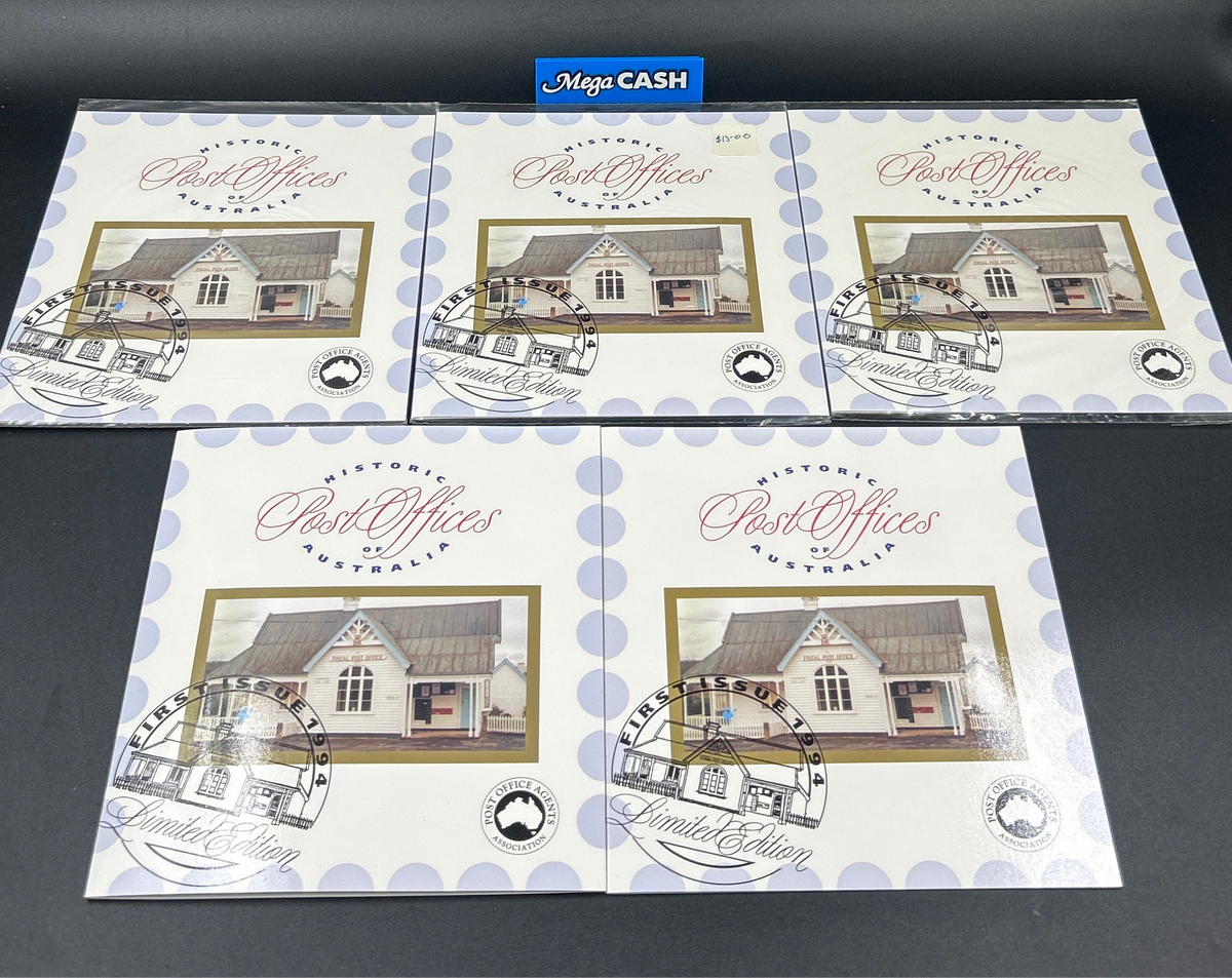 Historic Post Offices Of Australia Telstra $2 Phonecards Set Of 5