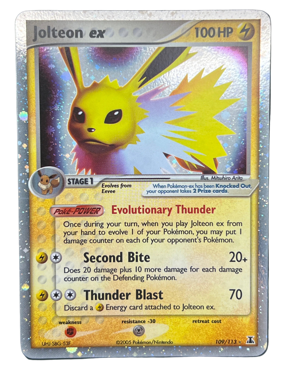 Pokémon - Jolteon Ex 109/113 Ex Delta Species