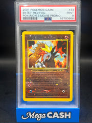PSA 9 Entei Rev Black Star Promo 34