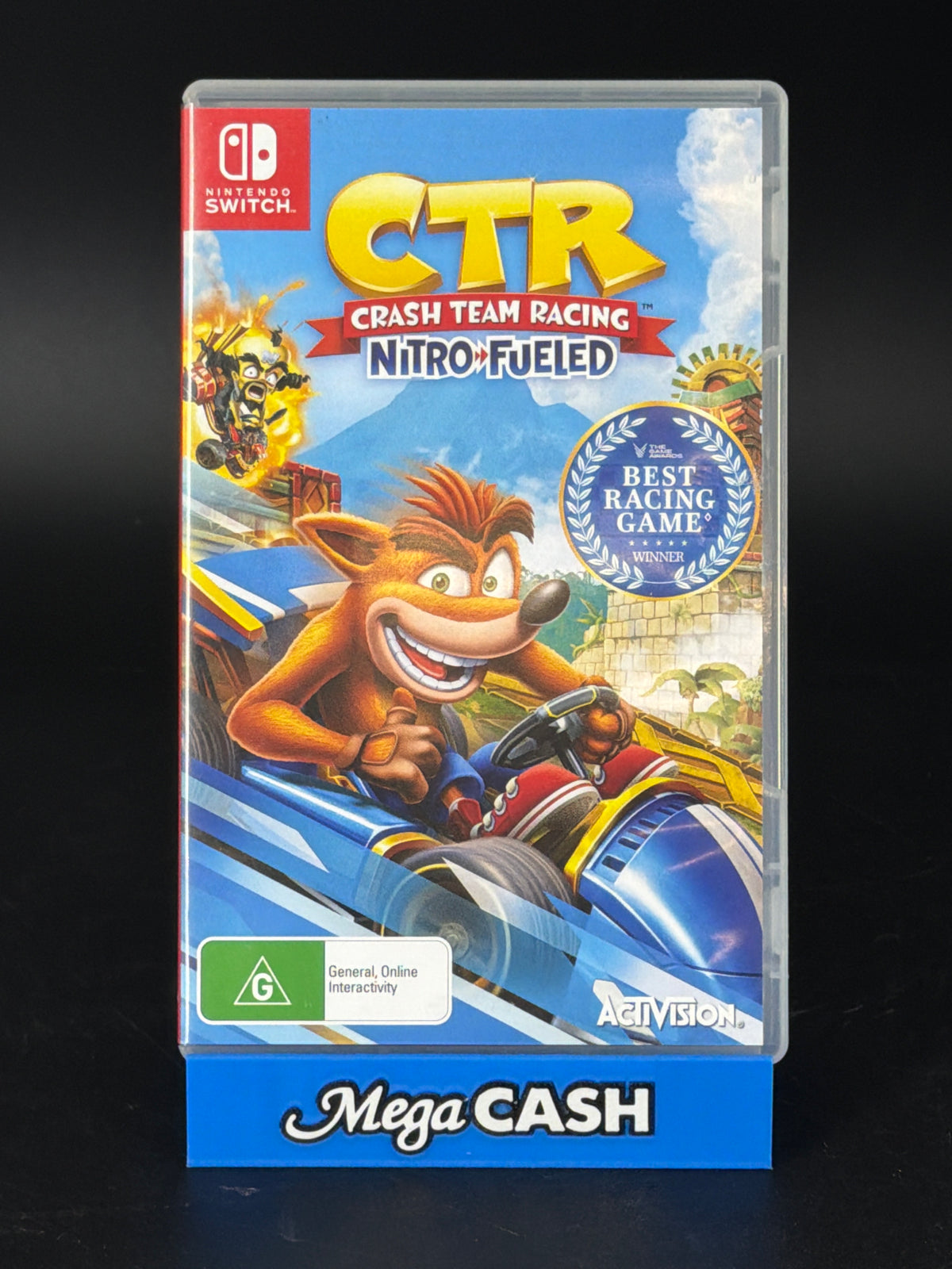 Nintendo Switch Game CTR Crash Team Racing Nitro Fueled Cartridge and Case