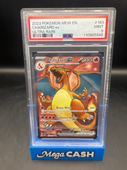 PSA 9 CHARIZARD EX 183/165