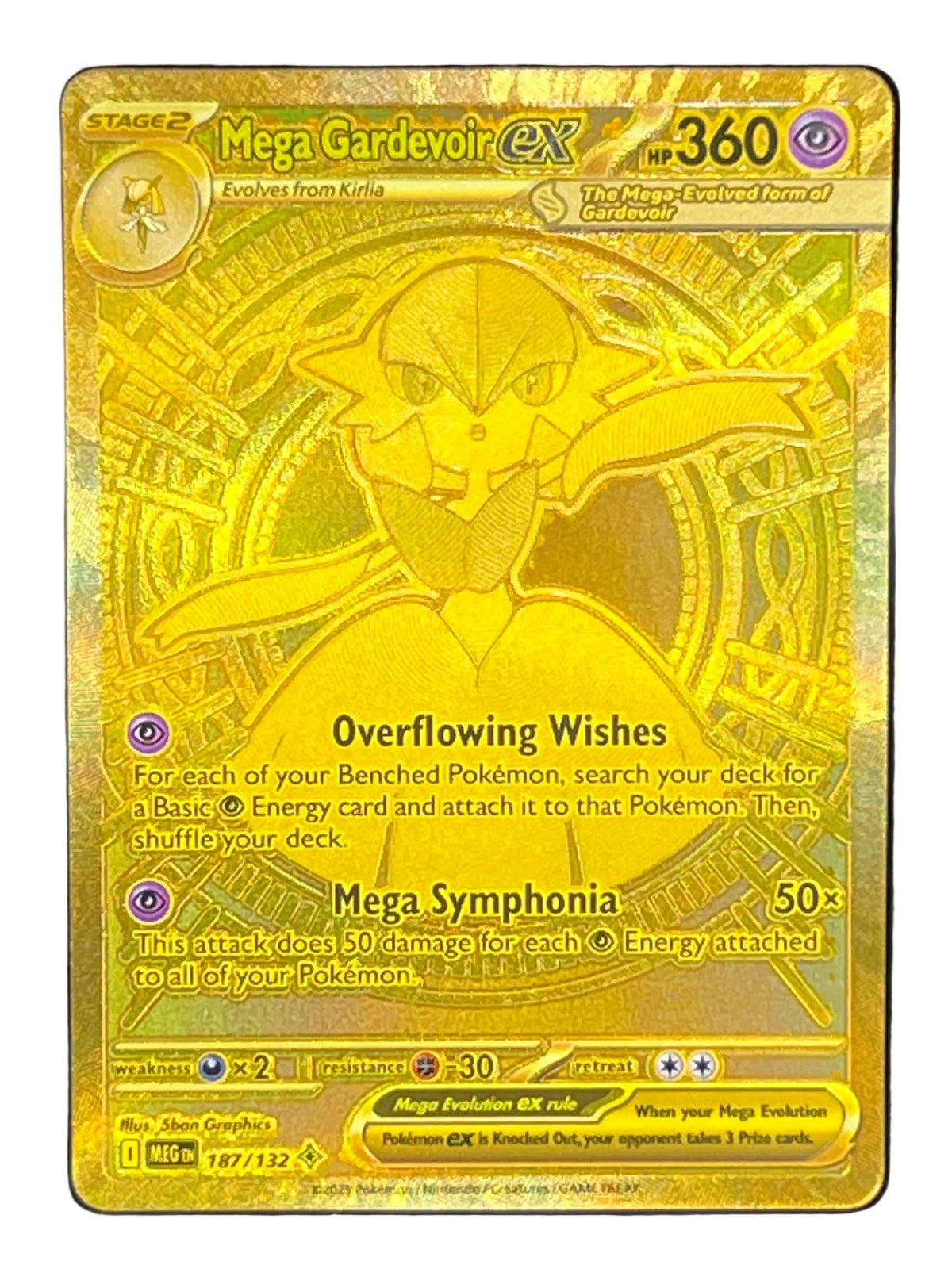 Pokémon - Mega Gardevoir Ex 187/132 Mega Evolutions Base