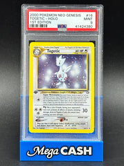 PSA 9 Togetic Holo - 1st Edition Neo Genesis - 16/111