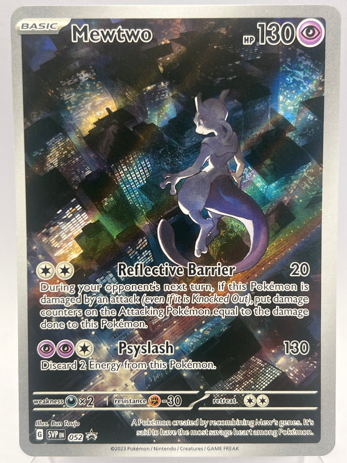 Pokémon - Mewtwo SVP052 Black Star Promo