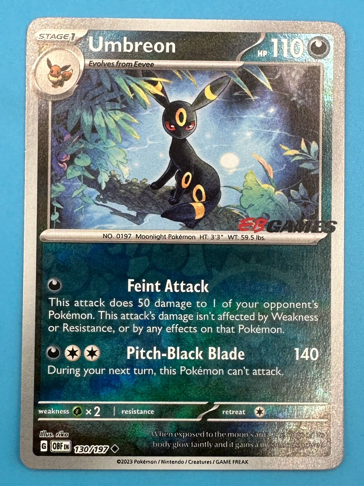Umbreon Reverse Holo - EB Games Promo (Not Sealed)