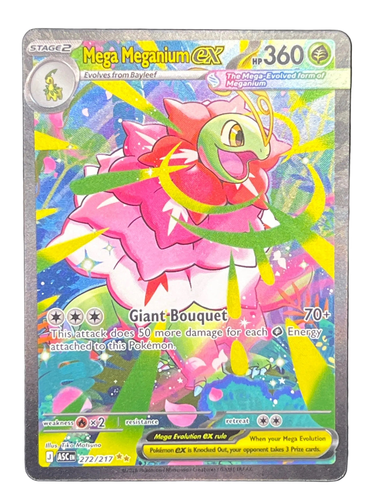 Pokémon - Mega Meganium Ex 272/217 Acsended Heroes