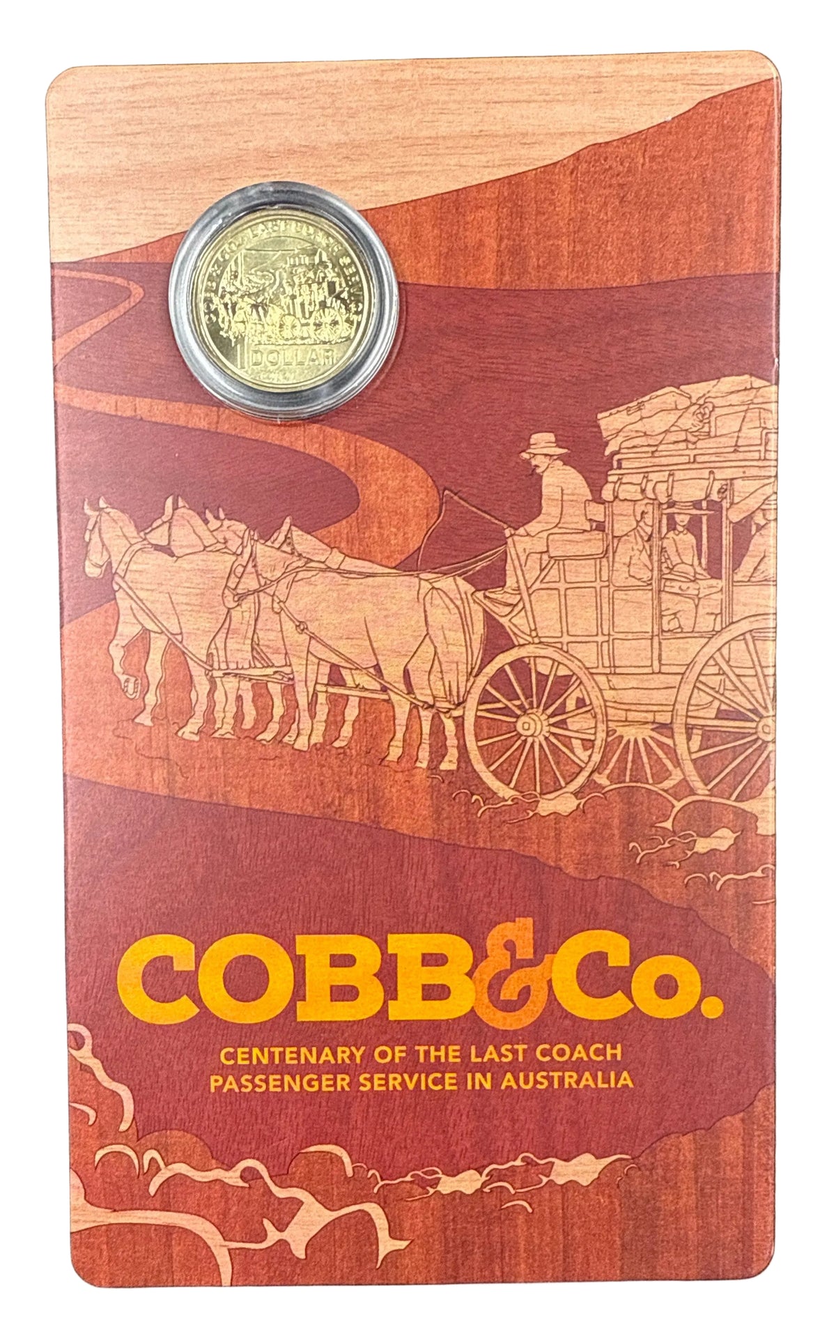 Royal Australian Mint - Cobb & Co - 2024 $1 Uncirculated Coin