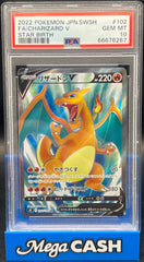Pokémon - PSA 10 Charizard v 102/100 Star Birth