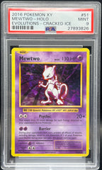 Pokémon - Mewtwo Cracked Ice Promo 51/108 PSA 9 Evolutions