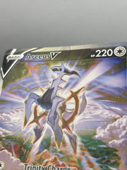 Pokémon -  Arceus V 166/172 Brilliant Stars Damaged