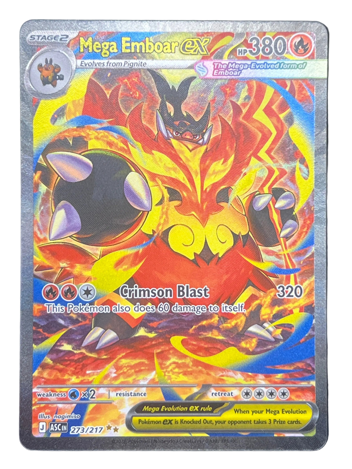 Pokémon - Mega Emboar Ex 273/217