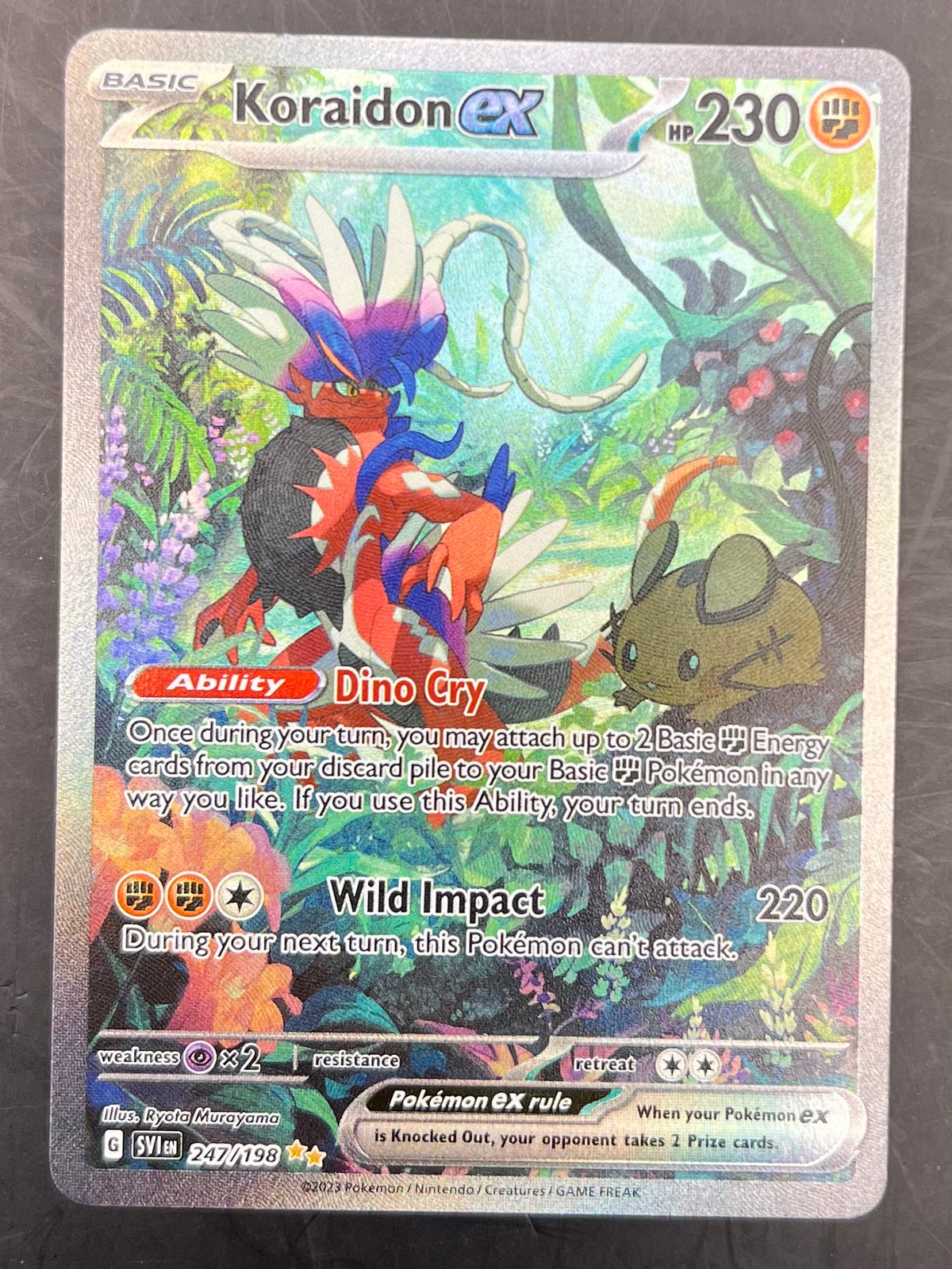 Koraidon EX Special Illustration Rare - Scarlet & Violet Base