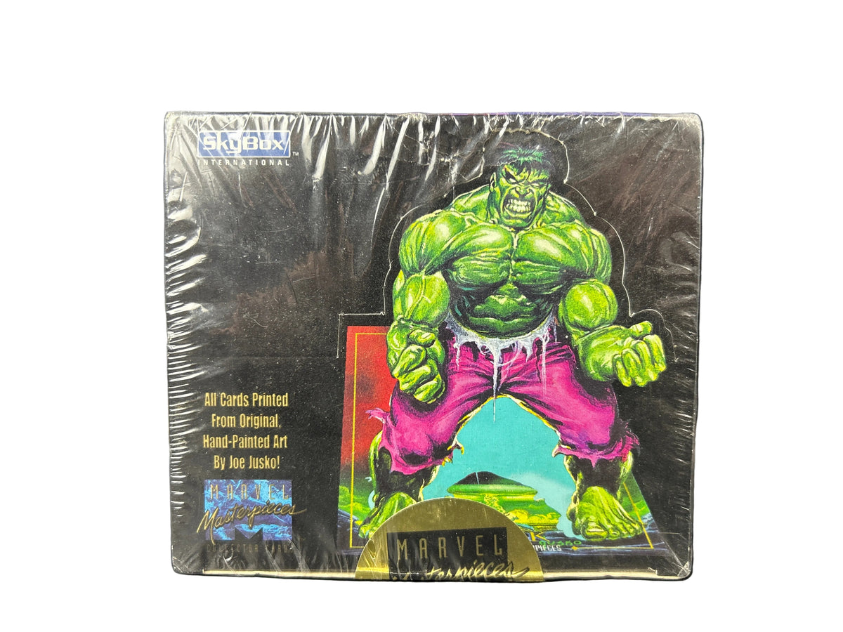 1992 SkyBox Marvel Masterpieces Factory Sealed Hobby Box